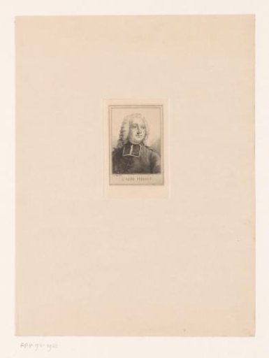 Portrait of Antoine François Prévost