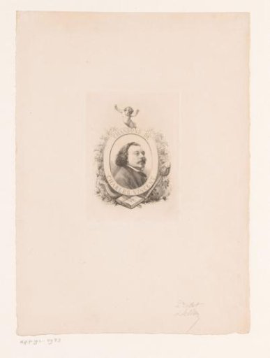 Medallion with portrait of Charles Vincent