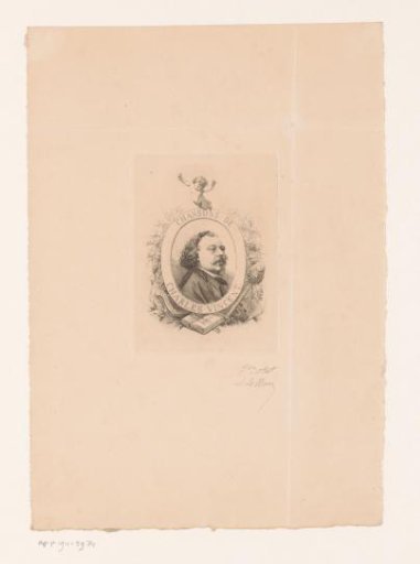 Medallion with portrait of Charles Vincent