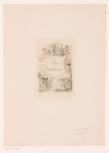 Putti with fire, birds and the harvest