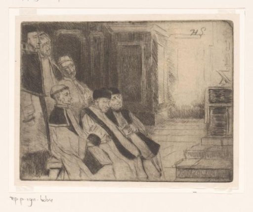 Church interior during a Catholic mass