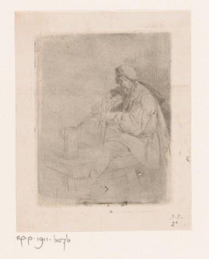Minstrel playing the violin