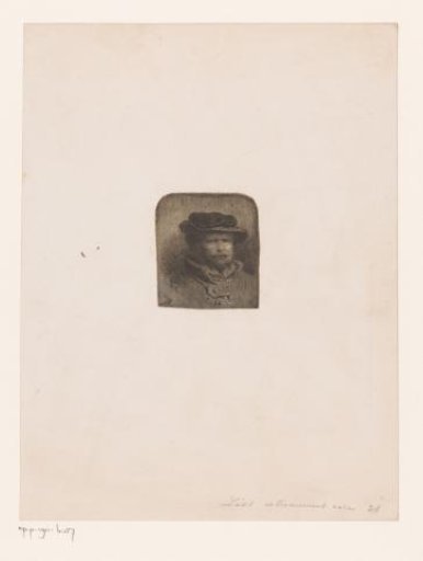 Portrait of an unknown man with hat