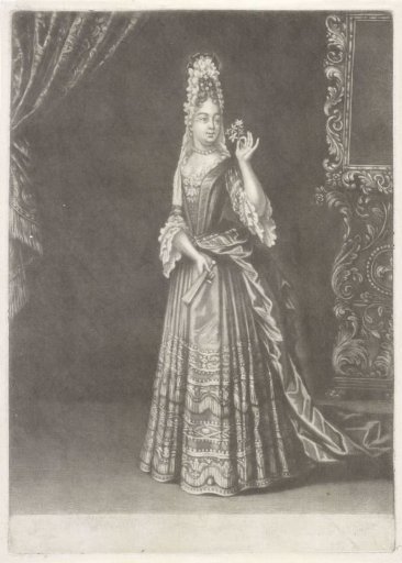 Woman with a flower