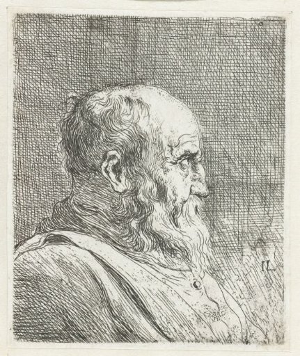 Bust of an old man