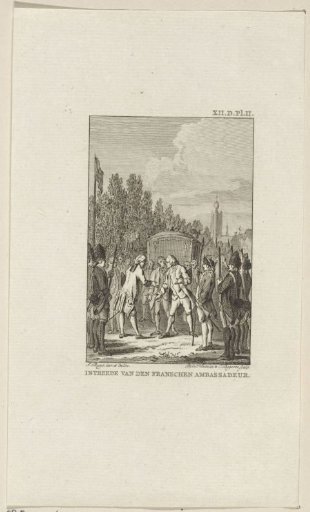 Entry of the French ambassador, the Marquis de Bonnac, in Delft, 1753