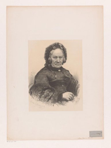 Portrait of Mrs. Wilhelmina Ludovica Philippo Jonxis-Laurillard Fallot