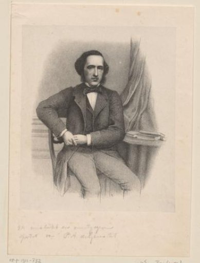 Portrait of Petrus Augustus de Génestet