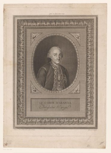 Portrait of Pedro Pablo Abarca de Bolea, Count of Aranda