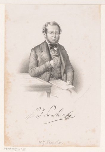 Portrait of Pierre-Joseph Proudhon