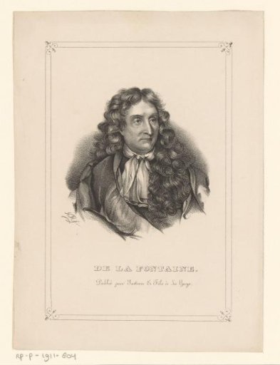 Portrait of Jean de La Fontaine