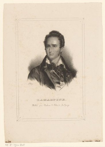 Portrait of Alphonse de Lamartine