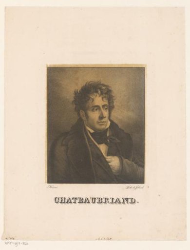 Portrait of François-René de Chateaubriand