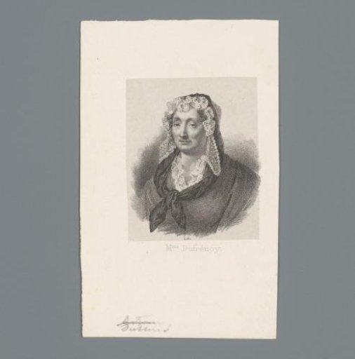 Portrait of Adélaïde-Gillette Dufrénoy