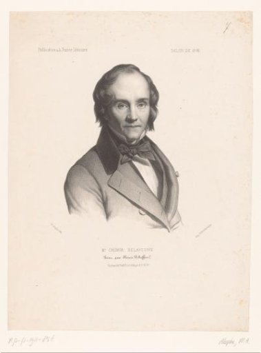 Portrait of the Poet Casimir Delavigne
