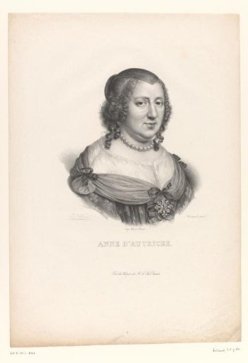 Portrait of Anna of Austria, Queen of France