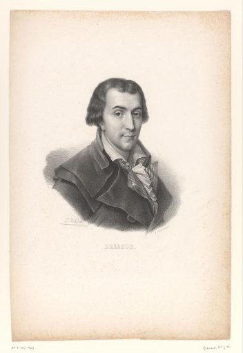 Portrait of the journalist and politician Jacques Pierre Brissot