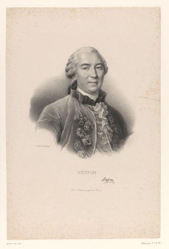 Portrait of the naturalist Georges-Louis Leclerc de Buffon