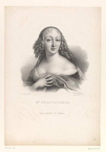 Portrait of Duchess Louise de La Vallière