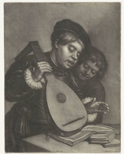 Two singing boys