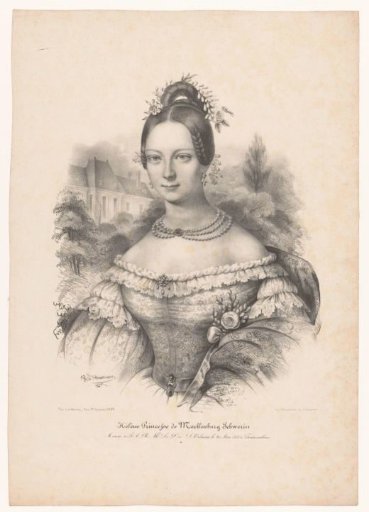 Portrait of Hélène de Mecklenburg Schwerin