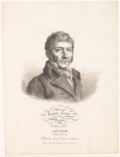 Portrait of the writer Louis-Simon Auger