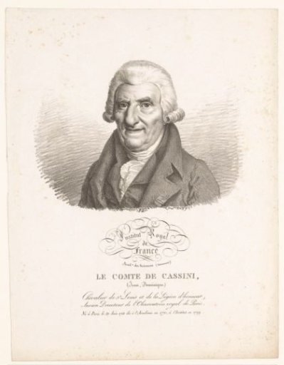 Portrait of the astronomer Jean-Dominique de Cassini