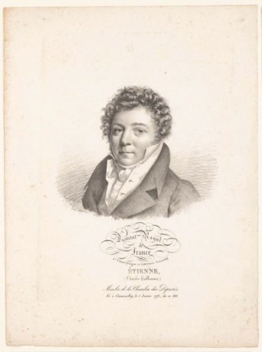 Portrait of the writer Charles-Guillaume Étienne