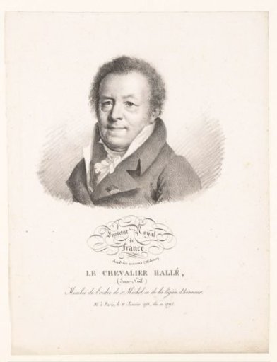 Portrait of the physician Jean Noël Hallé