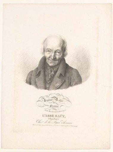 Portrait of the mineralogist René Just Haüy
