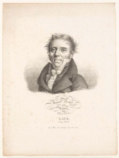 Portrait of the writer Jean-Louis Laya