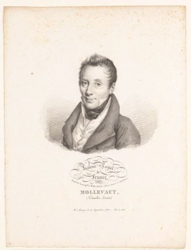 Portrait of the poet Charles-Louis Mollevaut