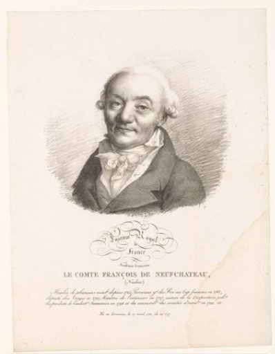 Portrait of Count Nicolas François de Neufchâteau, Count of Neufchâteau
