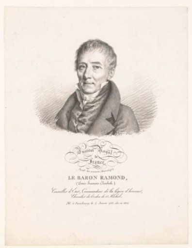 Portrait of the geologist François Élisabeth Ramond de Carbonnières
