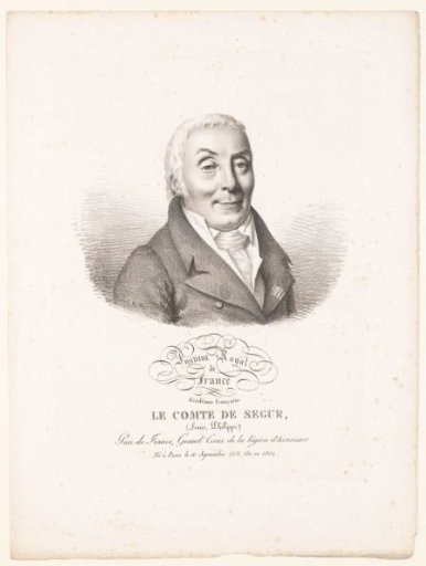 Portrait of the diplomat Louis-Philippe de Ségur