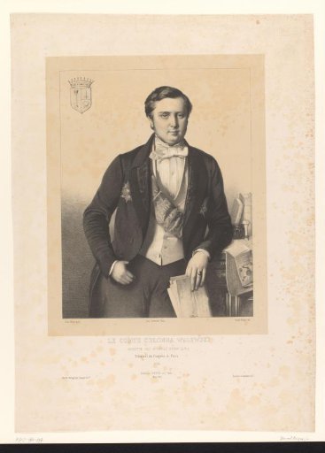 Portrait of the diplomat Alexandre Colonna, Count Walewski