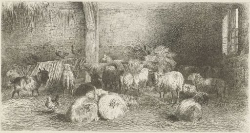 Stable with Sheep