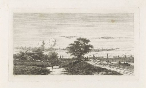 Landscape with canals