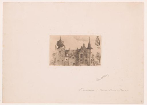 View of the castle of Baron Henri van Havre