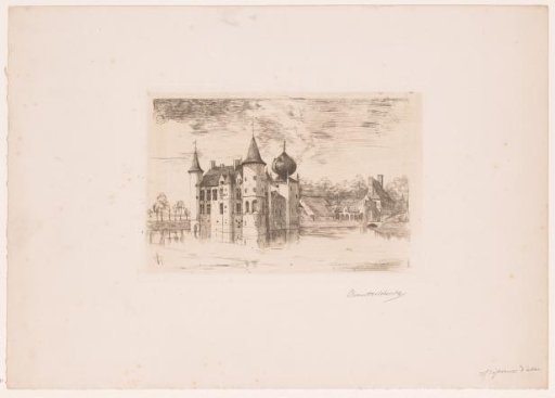 View of the castle of Baron Henri van Havre