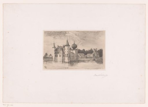 View of the castle of Baron Henri van Havre