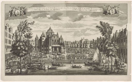 New Market and St. Anthony's Weigh House in Amsterdam