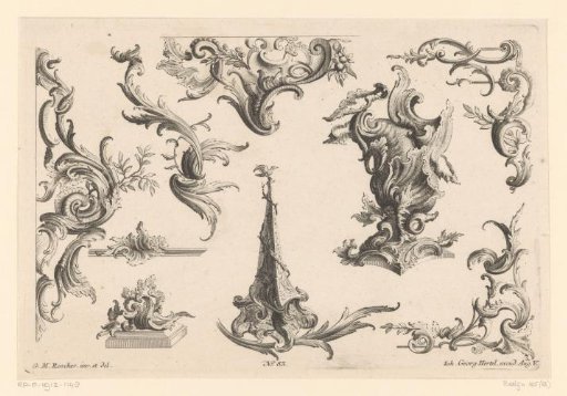 Rocaille motifs