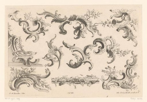 Rocaille motifs