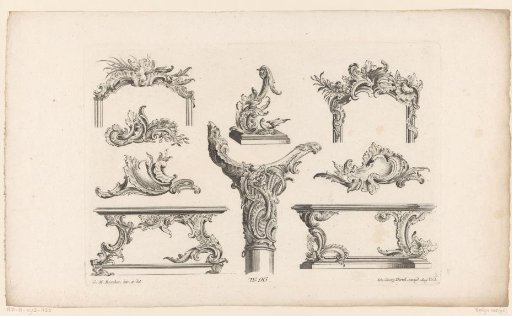 Rocailles and tables