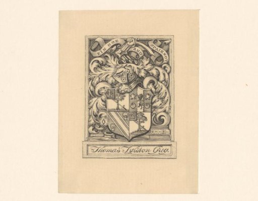 Ex libris of Thomas Tylston Greg