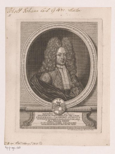 Portrait of Johann Carl Schott
