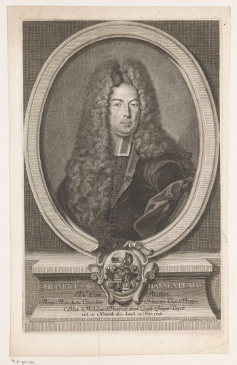 Portrait of Heinrich Johann Plato