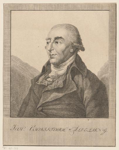 Portrait of Johann Christoph Adelung