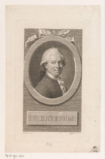 Portrait of Johann Gottfried Eichhorn